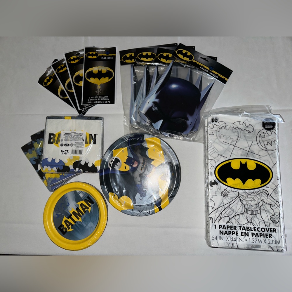 Batman party decor